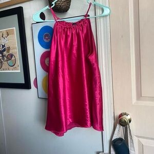 Elegant Pink Satin top